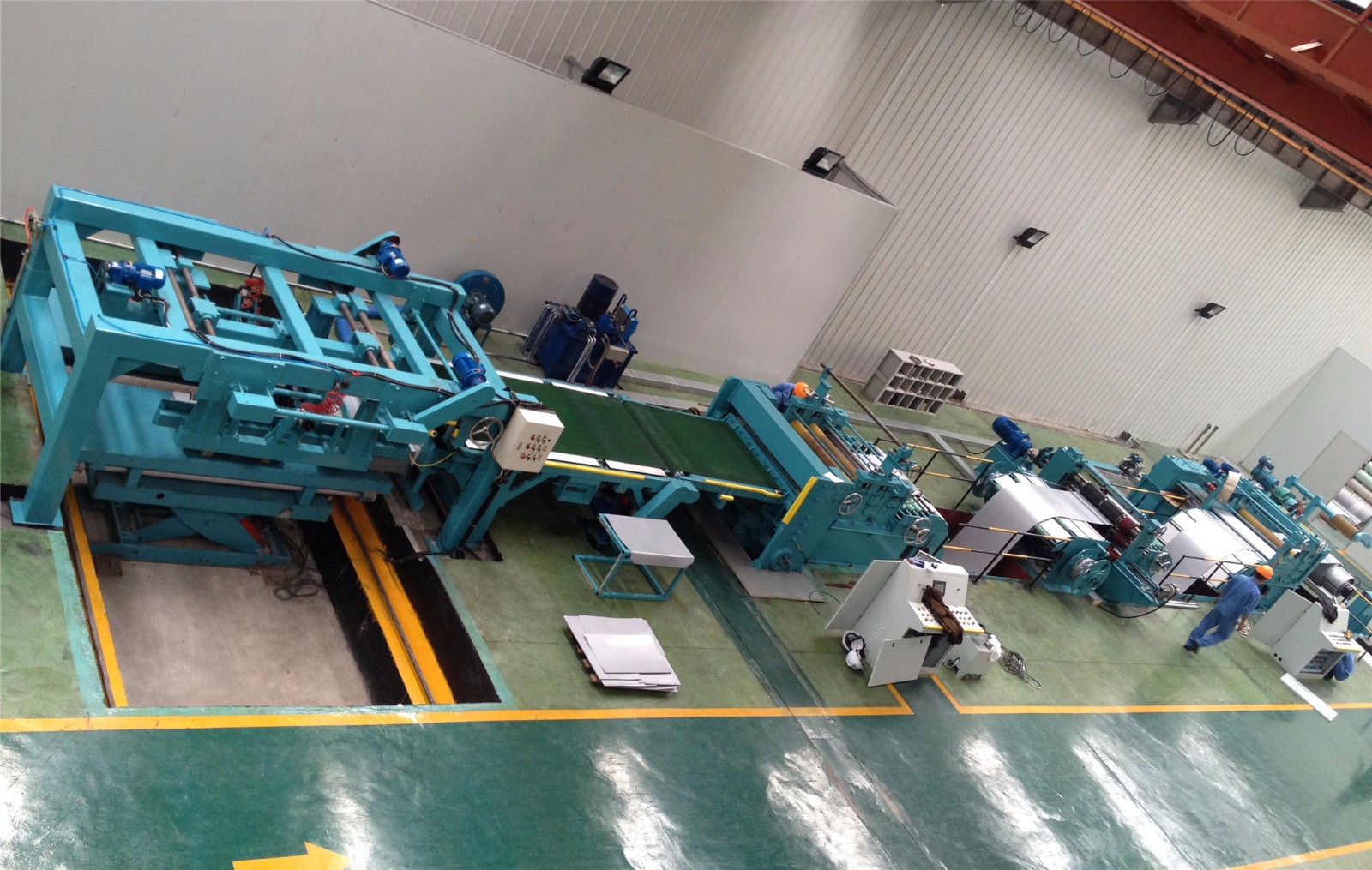 CTL, Linea de corte transversal automatizadas, espesores y anchos bobinas GRANDES.